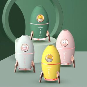 Rocket Ultrasonic Air Humidifier & Essential Oil Diffuser