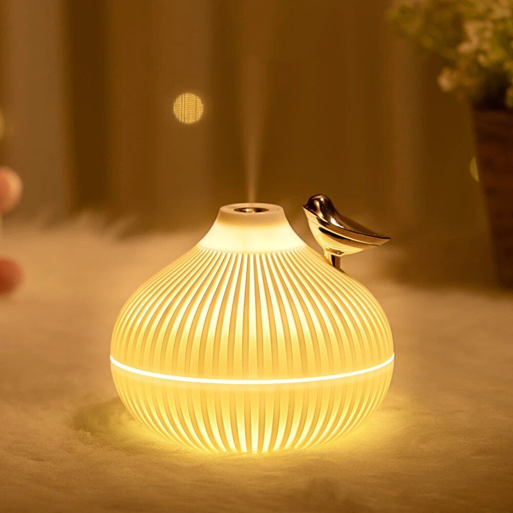 Compact Ultrasonic USB Humidifier with LED Night Light & Aroma Diffuser - Image 4