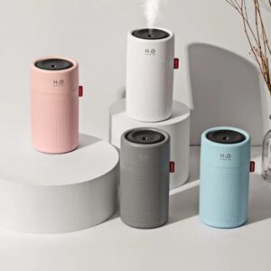 750ml Portable USB Humidifier with Colorful Night Light & Power Outage Protection