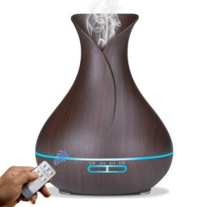 500ML Ultrasonic Air Humidifier with Essential Oil Diffuser - Aromatherapy Mist Maker for Home and Office