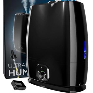 50-Hour Ultra-Quiet Bedroom Humidifier with Essential Oil Tray