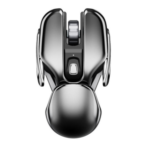Wireless Metal Gaming & Office Mouse – Rechargeable, Silent, Waterproof, 1600DPI with 6 Buttons