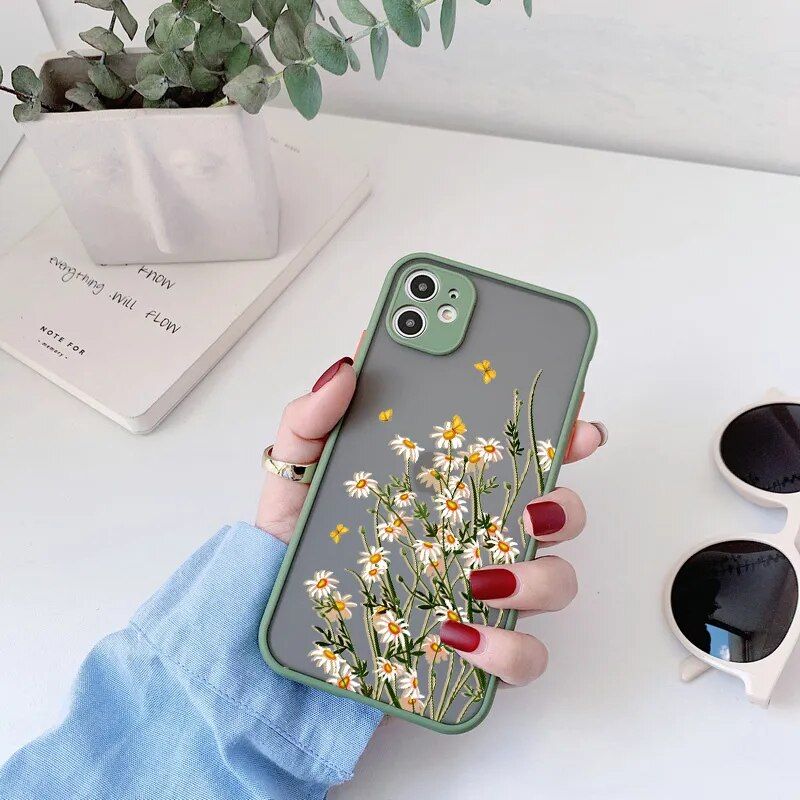 Lavender Butterfly Higan Flower Shockproof Phone Case for Various iPhone Models - Image 6