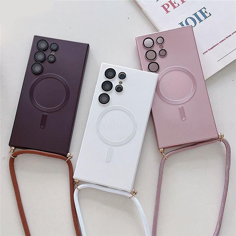 Magnetic Crossbody Lanyard Case for Samsung Ultra & Note Series