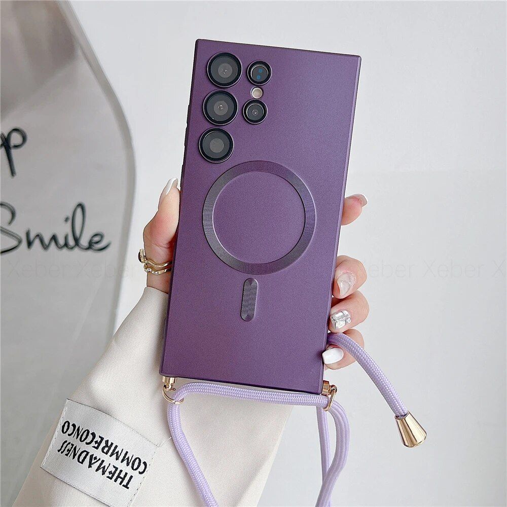 Magnetic Crossbody Lanyard Case for Samsung Ultra & Note Series - Image 5