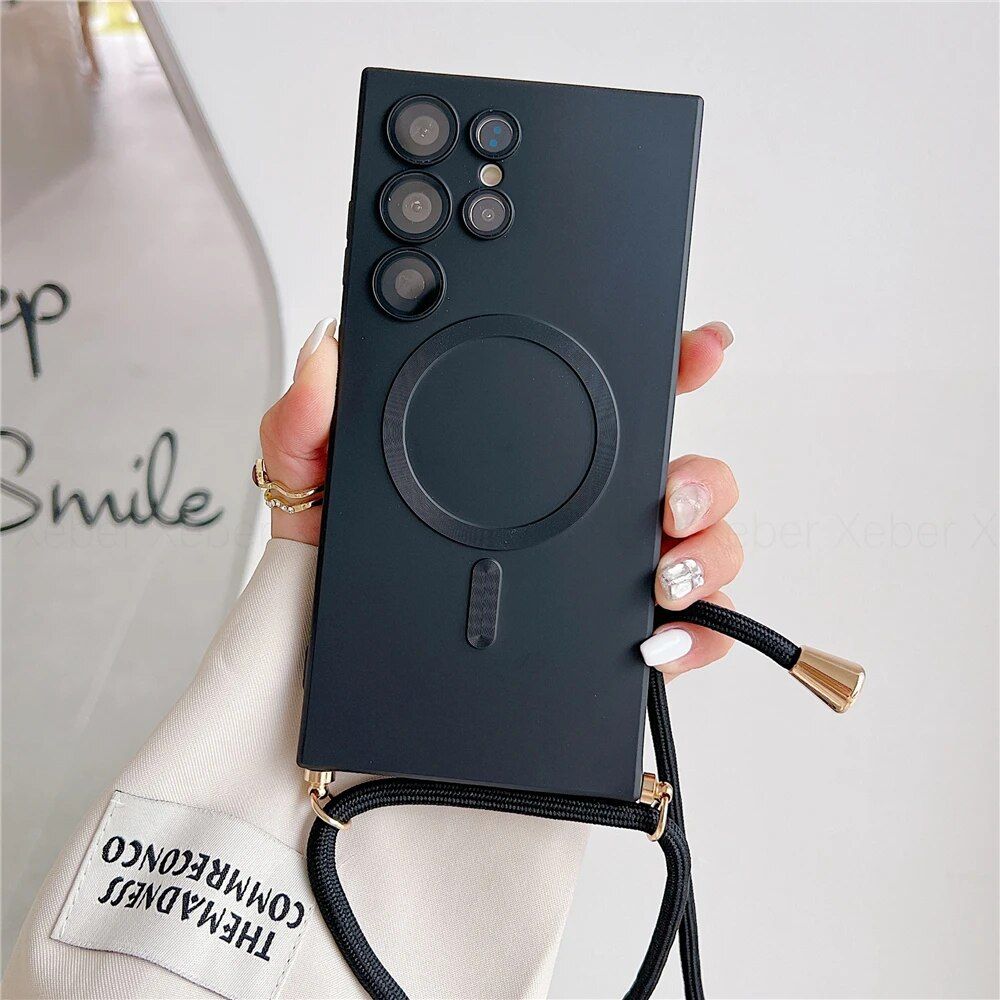 Magnetic Crossbody Lanyard Case for Samsung Ultra & Note Series - Image 4