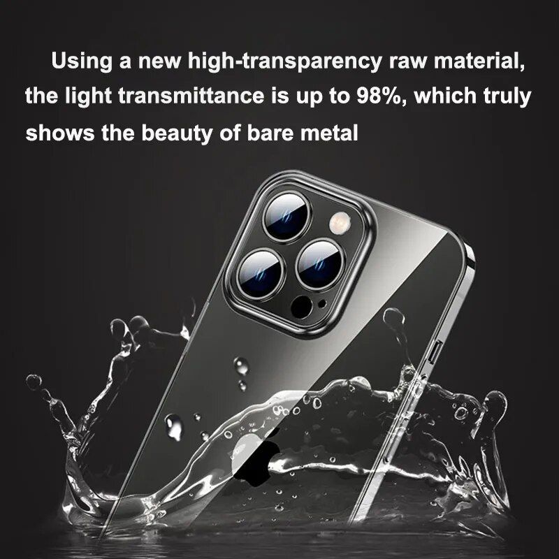 Ultra-Thin Transparent iPhone Case with Camera Protection - Image 5