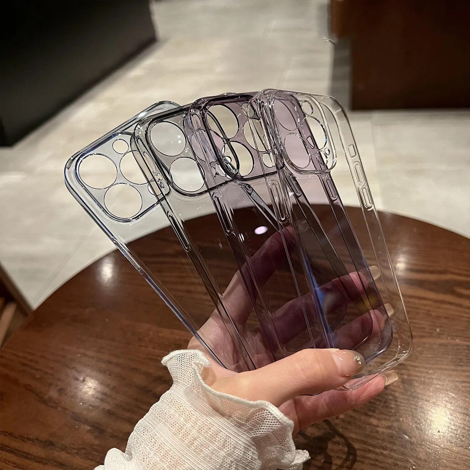 Ultra-Thin Transparent iPhone Case with Camera Protection - Image 4