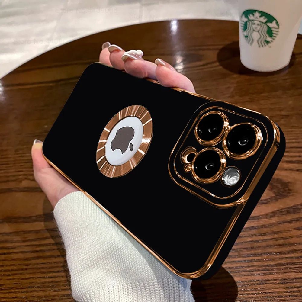 Luxury Plated Shockproof Silicone Case for iPhone 11 to iPhone 15 Series - Image 2