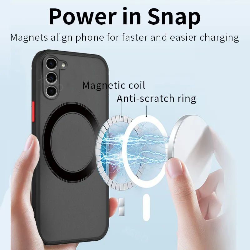 Magnetic Matte Frosted Case for Samsung Galaxy Series - Image 3