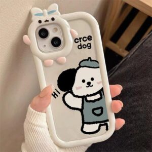 Adorable Cartoon Silicone Case for iPhone