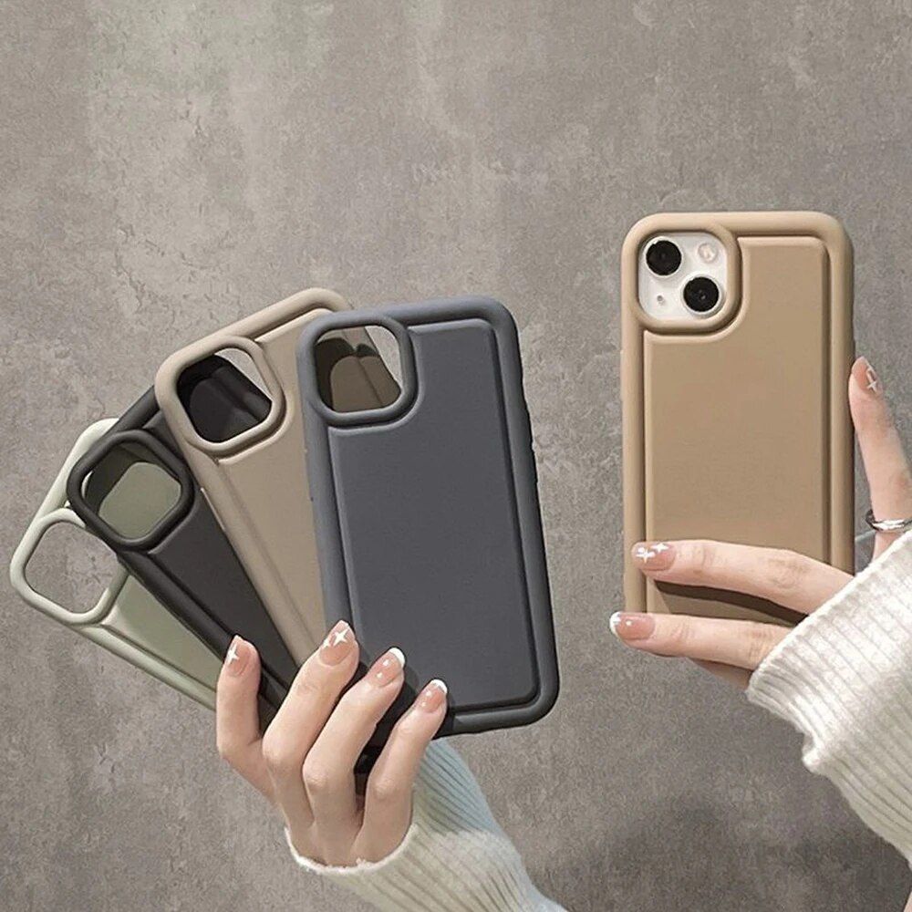 Universal Solid Color Silicone Phone Case for Samsung Galaxy Series - Image 4