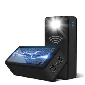 100000mAh Solar Wireless Power Bank