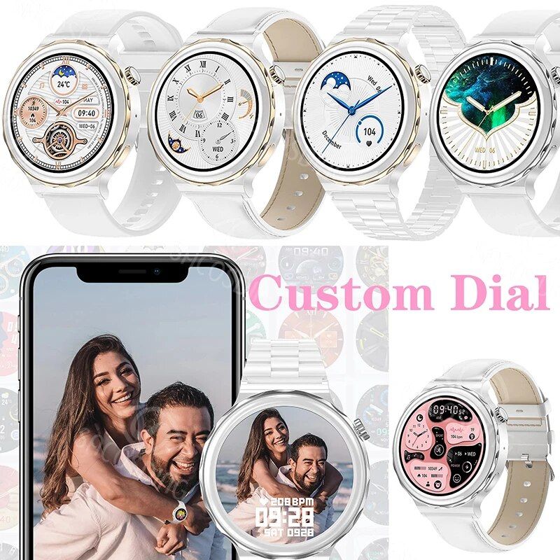 Waterproof Round Smart Watch: Fitness & Health Tracker for Men and Women - Image 3