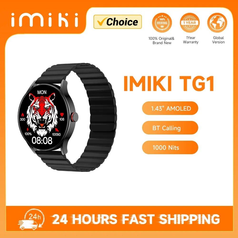 Ultra HD AMOLED Smartwatch with Long Battery Life & Bluetooth Calling - Image 2