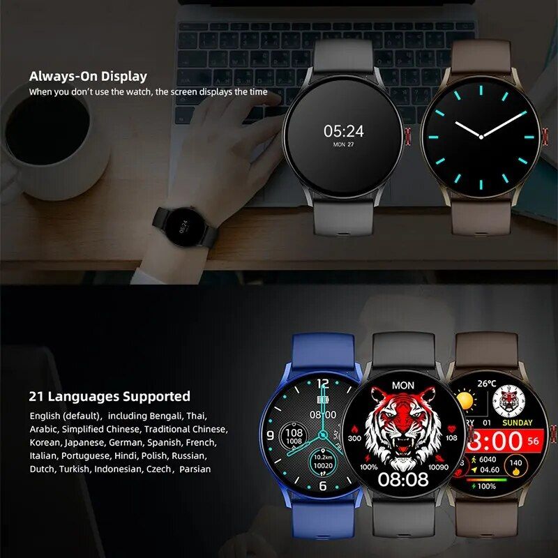 Ultra HD AMOLED Smartwatch with Long Battery Life & Bluetooth Calling - Image 5