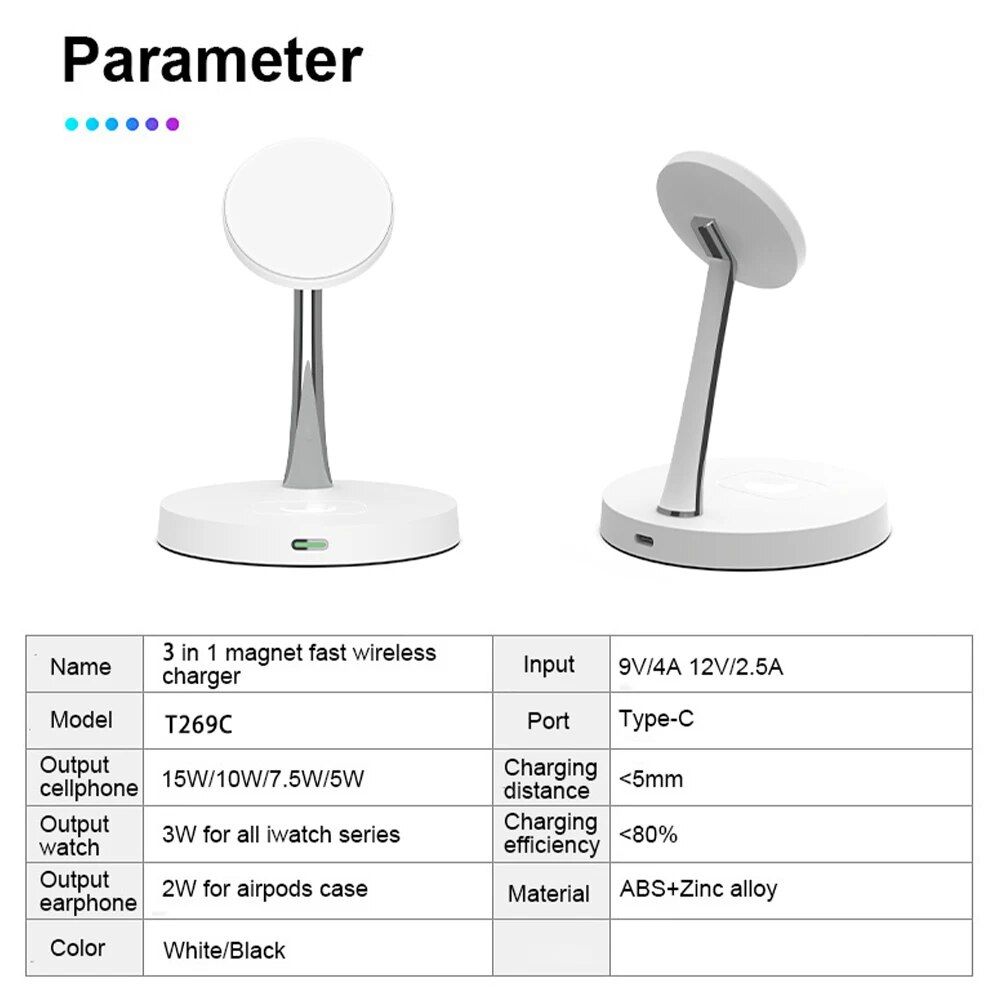 30W Magnetic Wireless Charger - Image 4