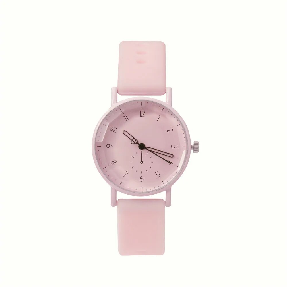 Pink Casual Chic Quartz Ladies Watch - Image 5