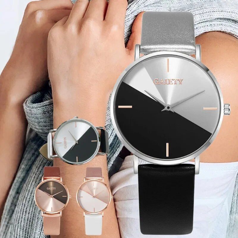 Elegant Dual-Tone Quartz Ladies Watch - Image 2
