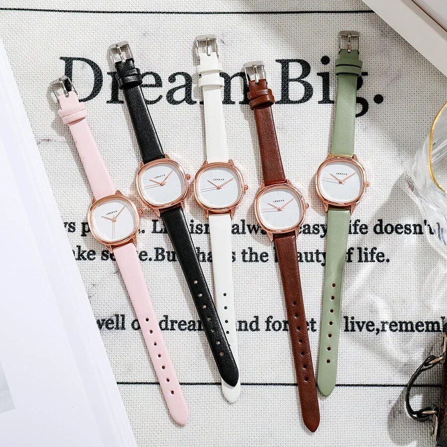 Elegant Quartz Leather Wristwatch for Women - Image 7