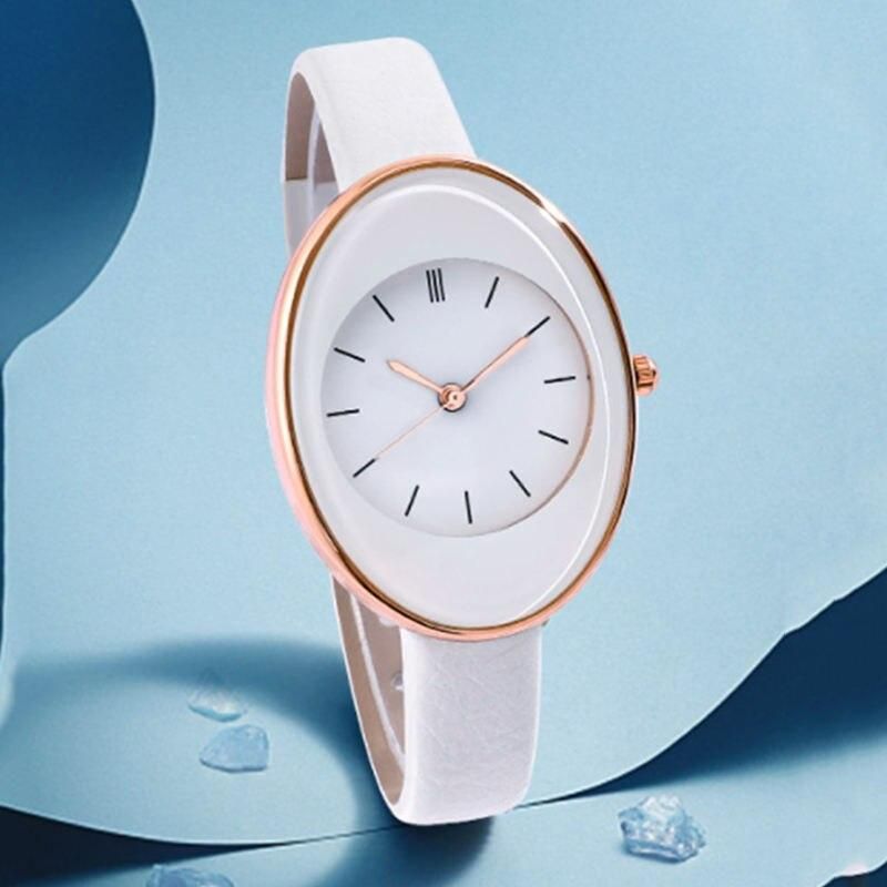 Elegant Fashion Quartz Wristwatch for Women - Simple and Luxurious Leather Band Watch - Image 3