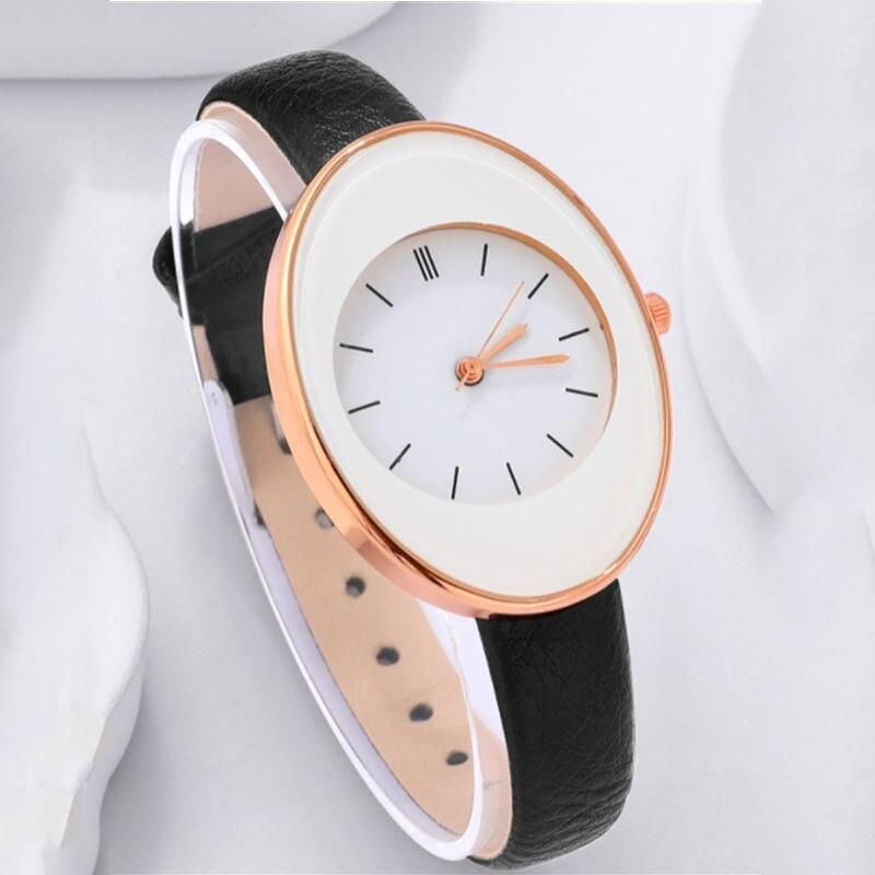 Elegant Fashion Quartz Wristwatch for Women - Simple and Luxurious Leather Band Watch - Image 4