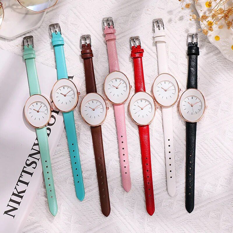 Elegant Fashion Quartz Wristwatch for Women - Simple and Luxurious Leather Band Watch - Image 5