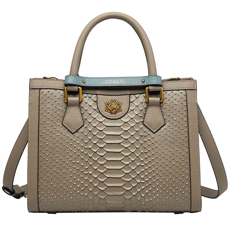 Genuine Leather Large Tote Handbag - Image 7