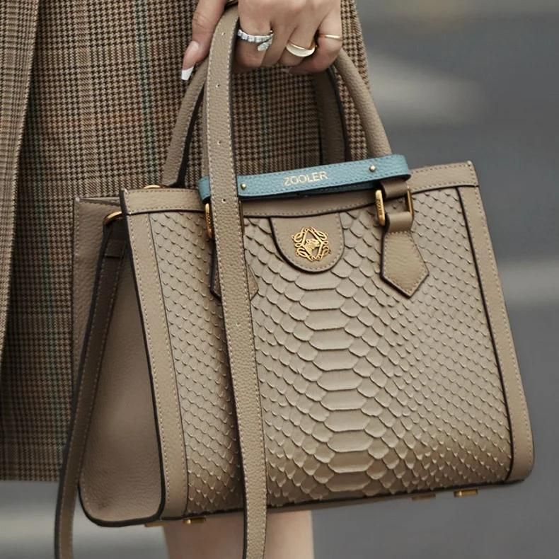 Genuine Leather Large Tote Handbag - Image 6