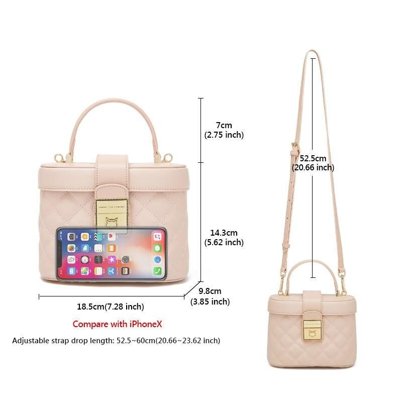 Elegant Mini Box Shoulder Bag - Image 10