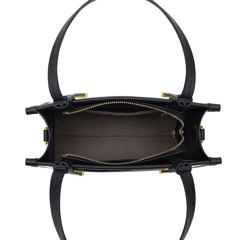 Luxurious Geometric Rose Pattern Large Capacity Shopper Bag - Image 7