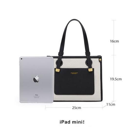 Luxurious Geometric Rose Pattern Large Capacity Shopper Bag - Image 8