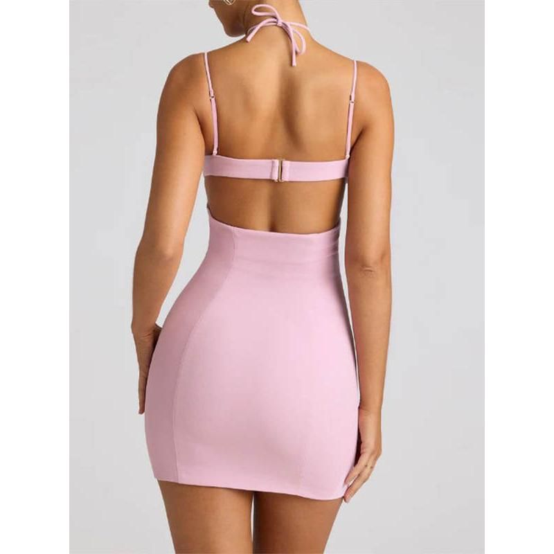 Sequin Heart Sling Backless Mini Dress - Image 7