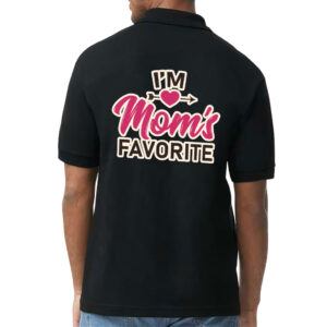 I'm Mom's Favorite Jersey Sport T-Shirt - Cute T-Shirt - Graphic Sport Tee