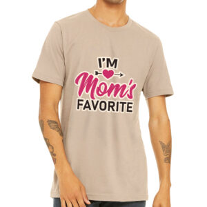 I'm Mom's Favorite Short Sleeve T-Shirt - Cute T-Shirt - Graphic Short Sleeve Tee