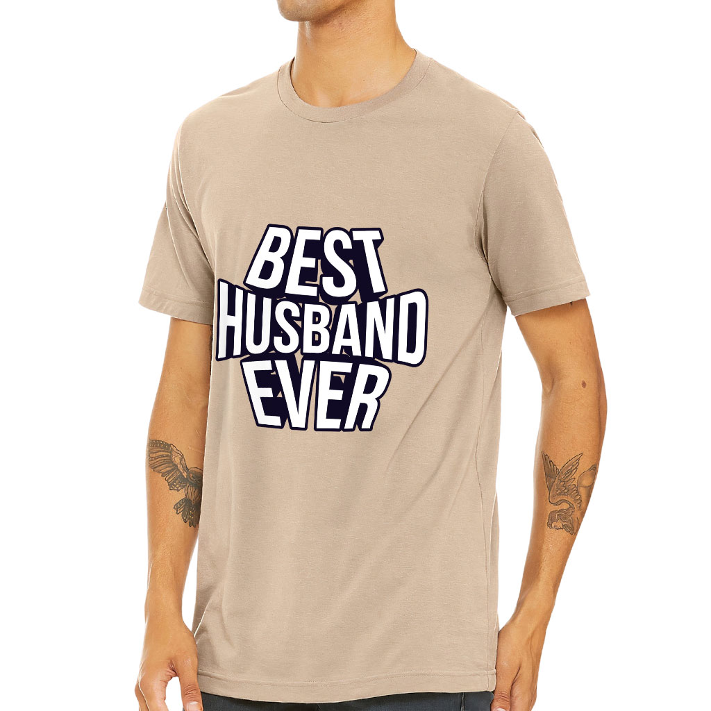 Best Husband Ever Short Sleeve T-Shirt - Best Design T-Shirt - Cool Short Sleeve Tee - Image 3