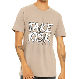 Take Risk Short Sleeve T-Shirt - Funny T-Shirt - Themed Short Sleeve Tee