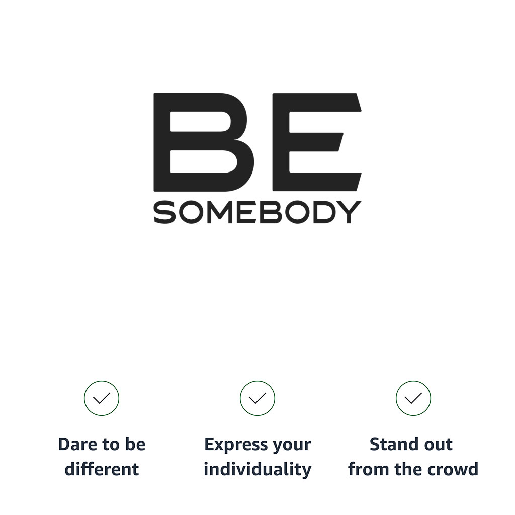 Be Somebody Sueded T-Shirt - Motivational T-Shirt - Cool Printed Sueded Tee - Image 7