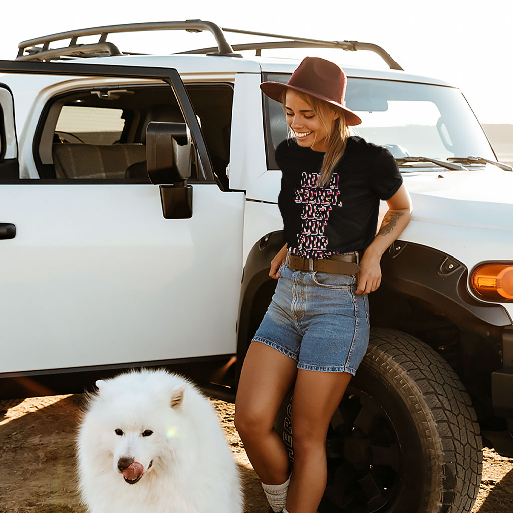 Not a Secret Heavy Cotton T-Shirt - Funny Sarcastic Tee Shirt - Quote T-Shirt - Image 5