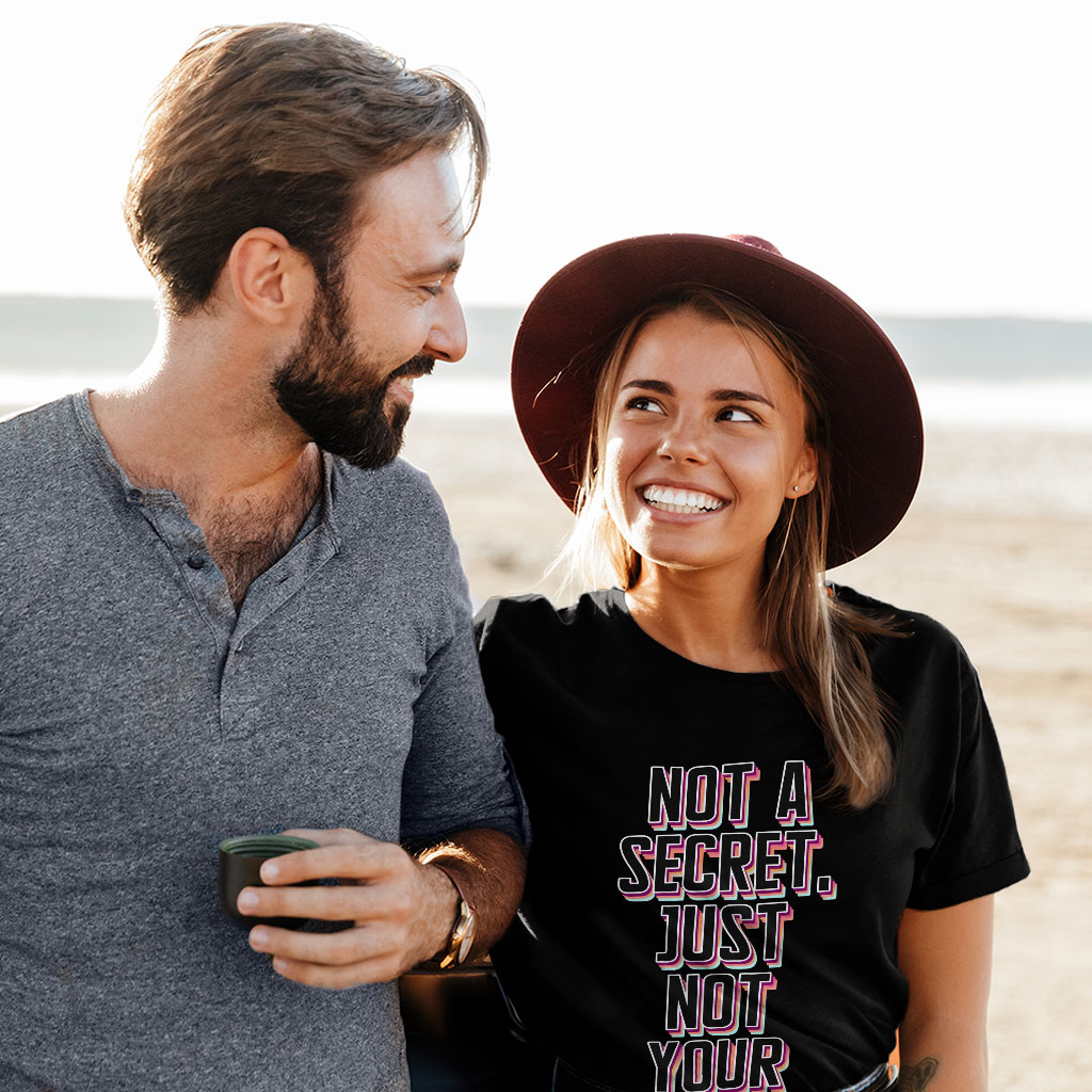 Not a Secret Heavy Cotton T-Shirt - Funny Sarcastic Tee Shirt - Quote T-Shirt - Image 3