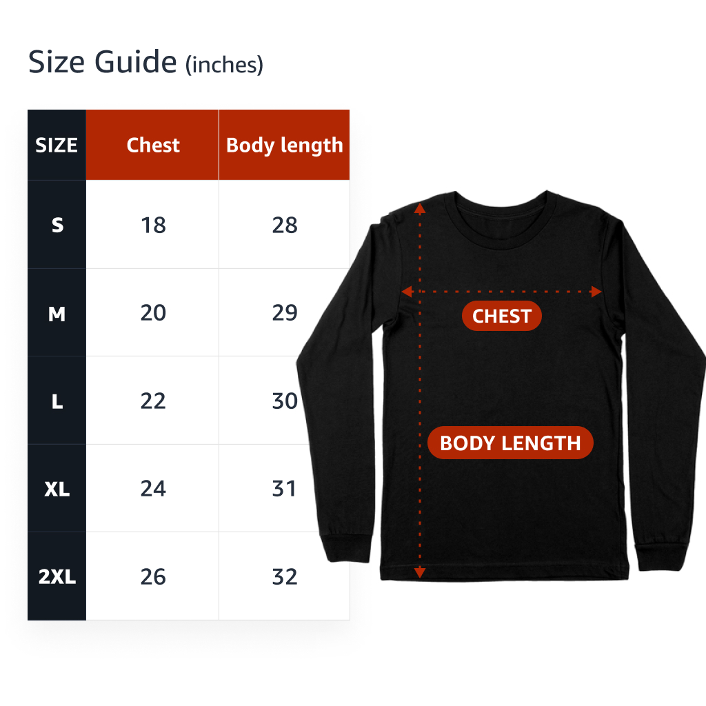 I'm an Adult Long Sleeve T-Shirt - Colorful T-Shirt - Printed Long Sleeve Tee - Image 7