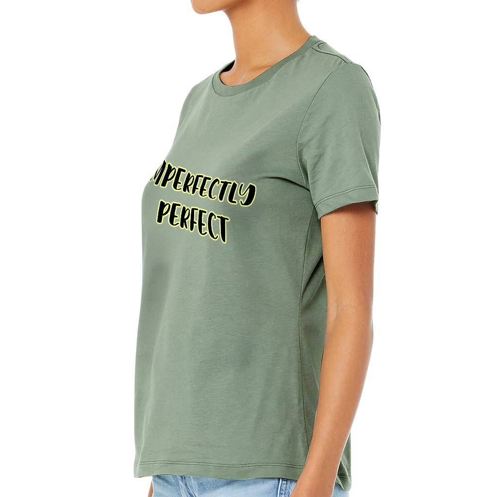 Imperfectly Perfect Women's T-Shirt - Cool T-Shirt - Printed Relaxed Tee - Image 3
