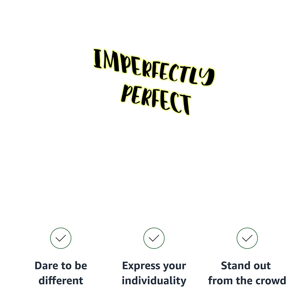 Imperfectly Perfect Women's T-Shirt - Cool T-Shirt - Printed Relaxed Tee - Image 7