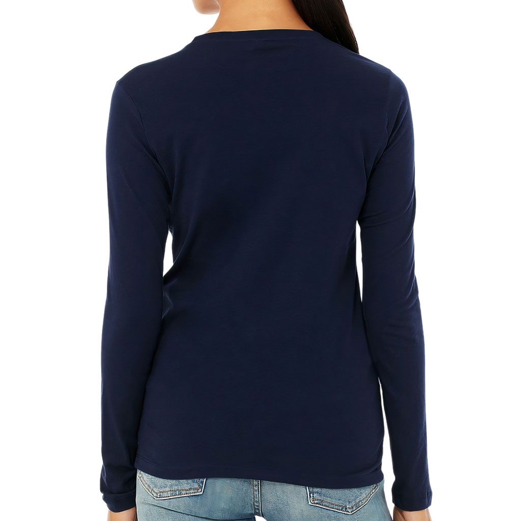 Cool Design Women's Long Sleeve T-Shirt - Quotes Long Sleeve Tee - Graphic T-Shirt - Image 4