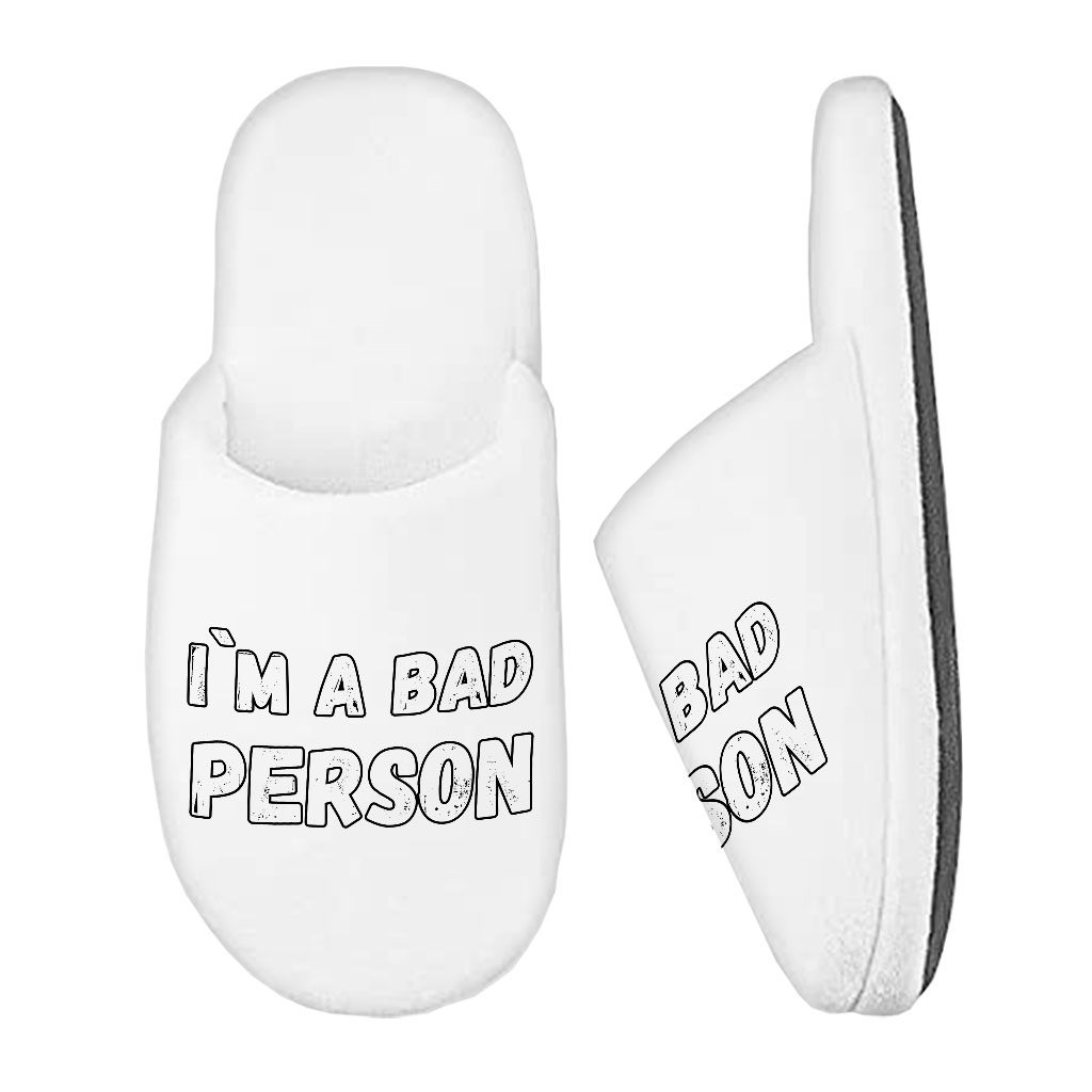 Sarcastic Memory Foam Slippers - Cool Slippers - Themed Slippers - Image 2
