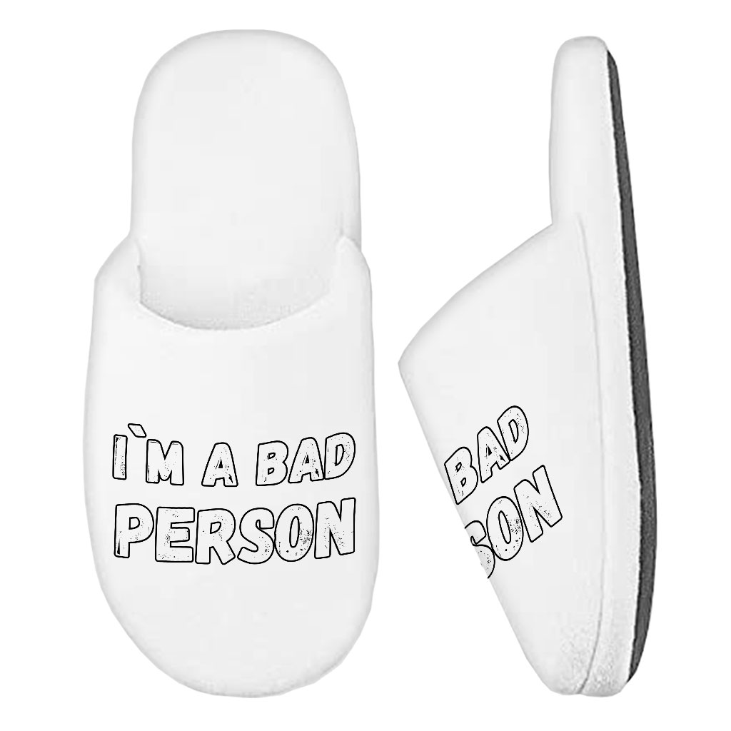 Sarcastic Memory Foam Slippers - Cool Slippers - Themed Slippers