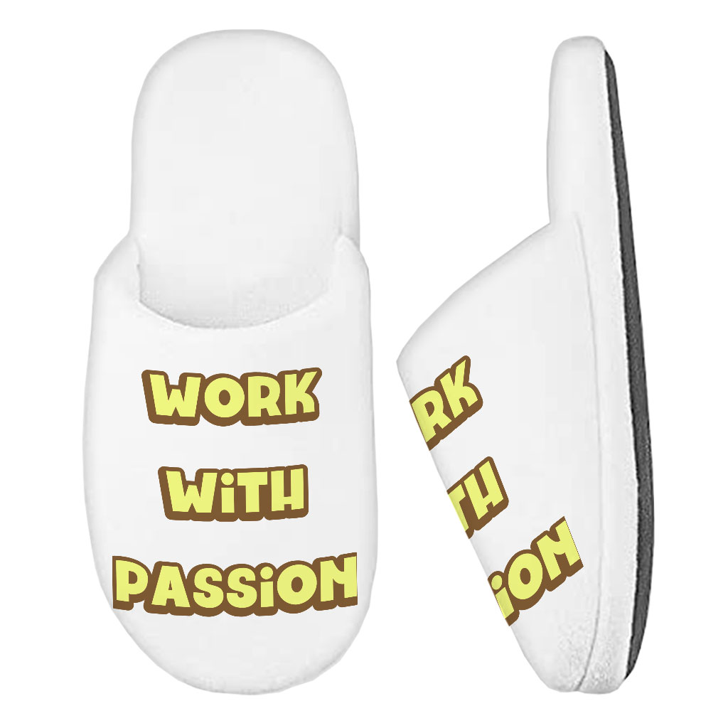 Motivational Memory Foam Slippers - Saying Slippers - Cute Slippers