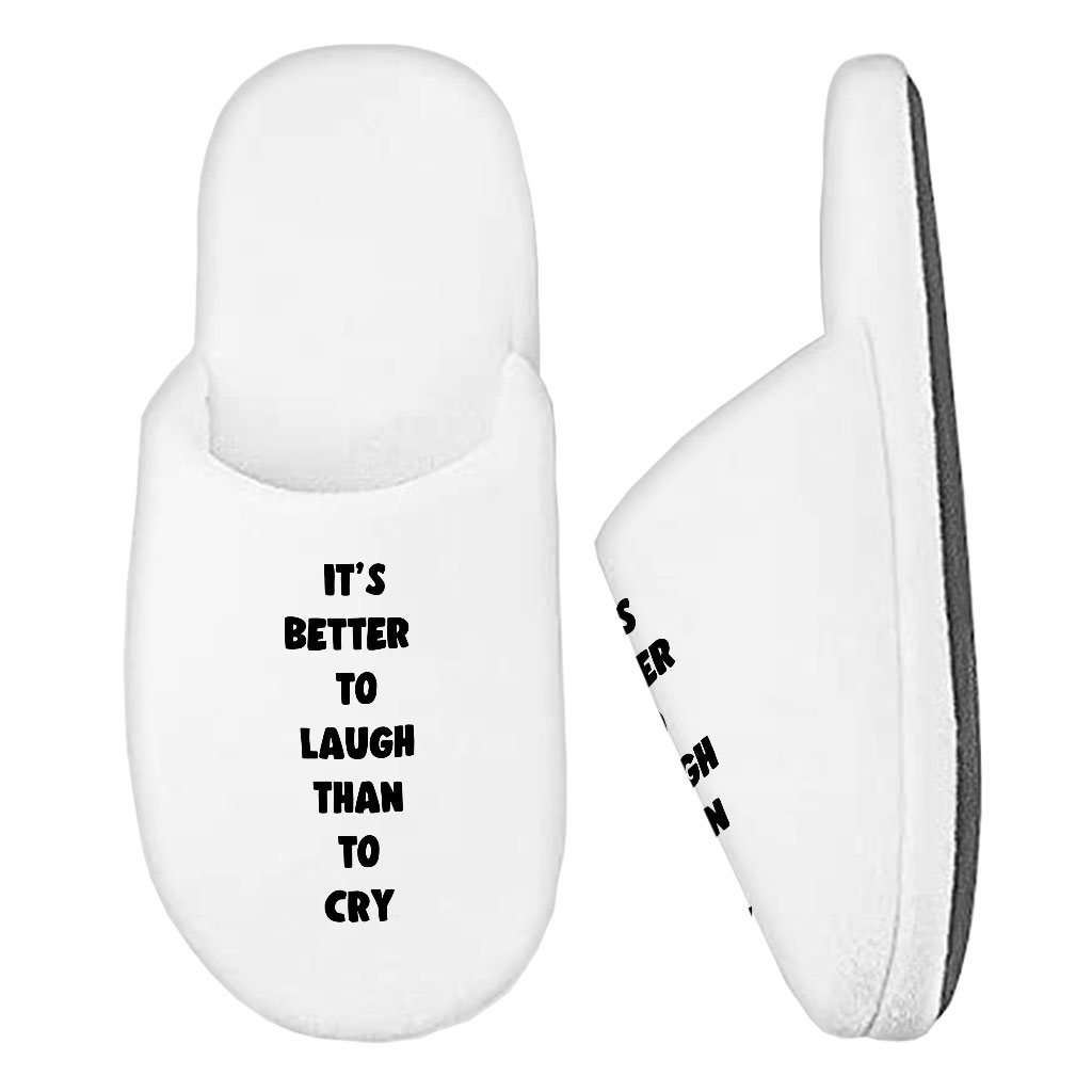 Cool Print Memory Foam Slippers - Inspirational Slippers - Cool Graphic Slippers