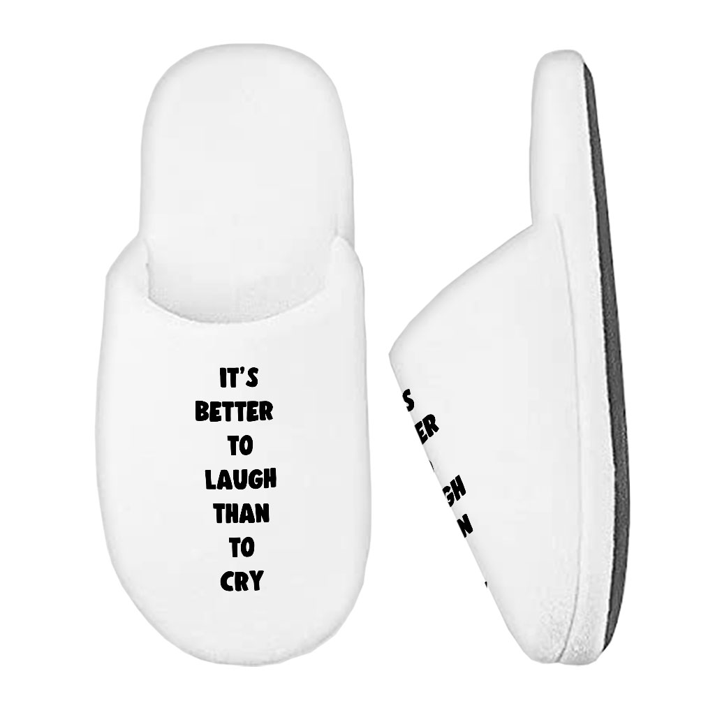 Cool Print Memory Foam Slippers - Inspirational Slippers - Cool Graphic Slippers - Image 2