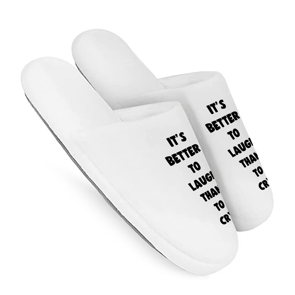 Cool Print Memory Foam Slippers - Inspirational Slippers - Cool Graphic Slippers - Image 3